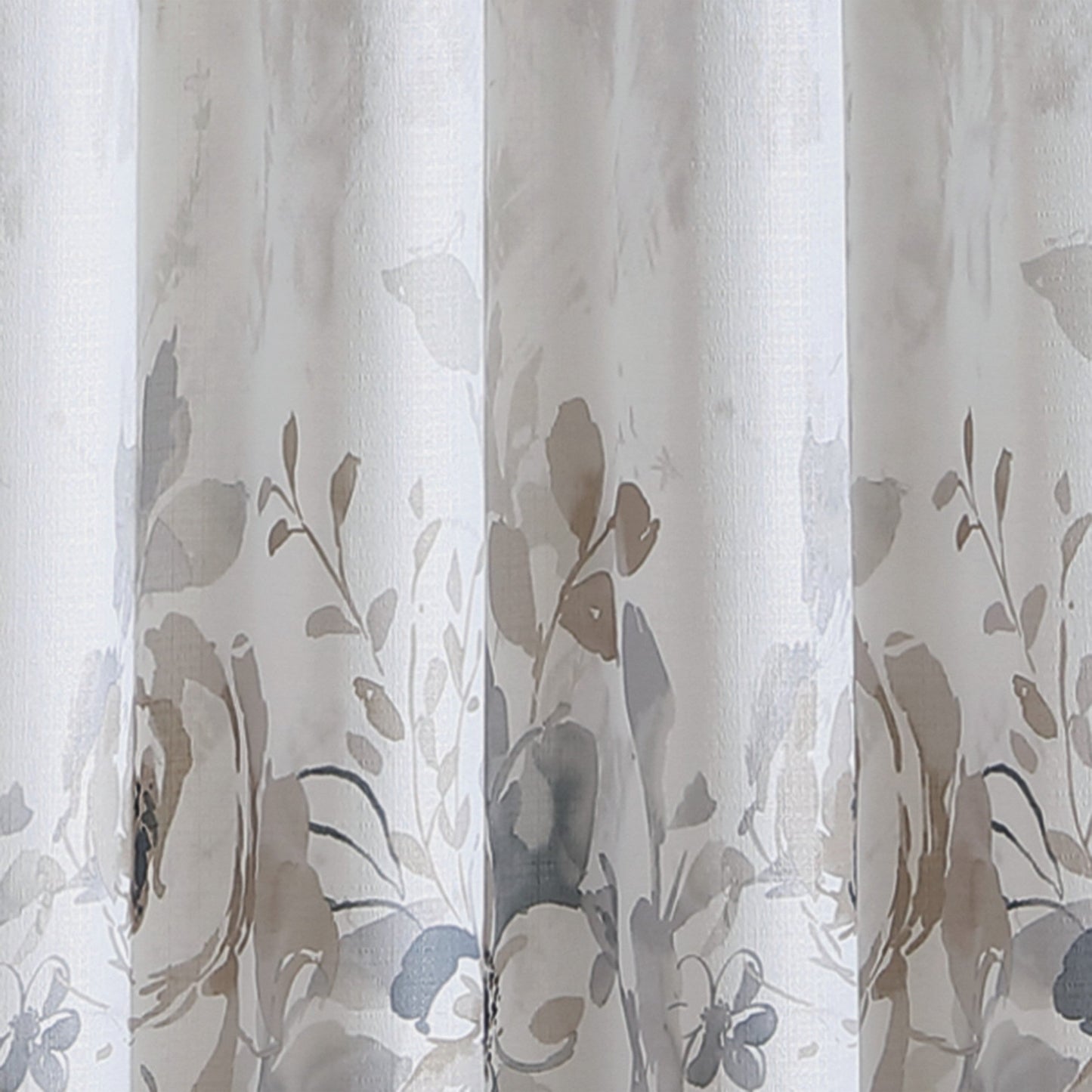 Vorhangarbeiten Aquarell Floral Poletop Fenstervorhang Panel