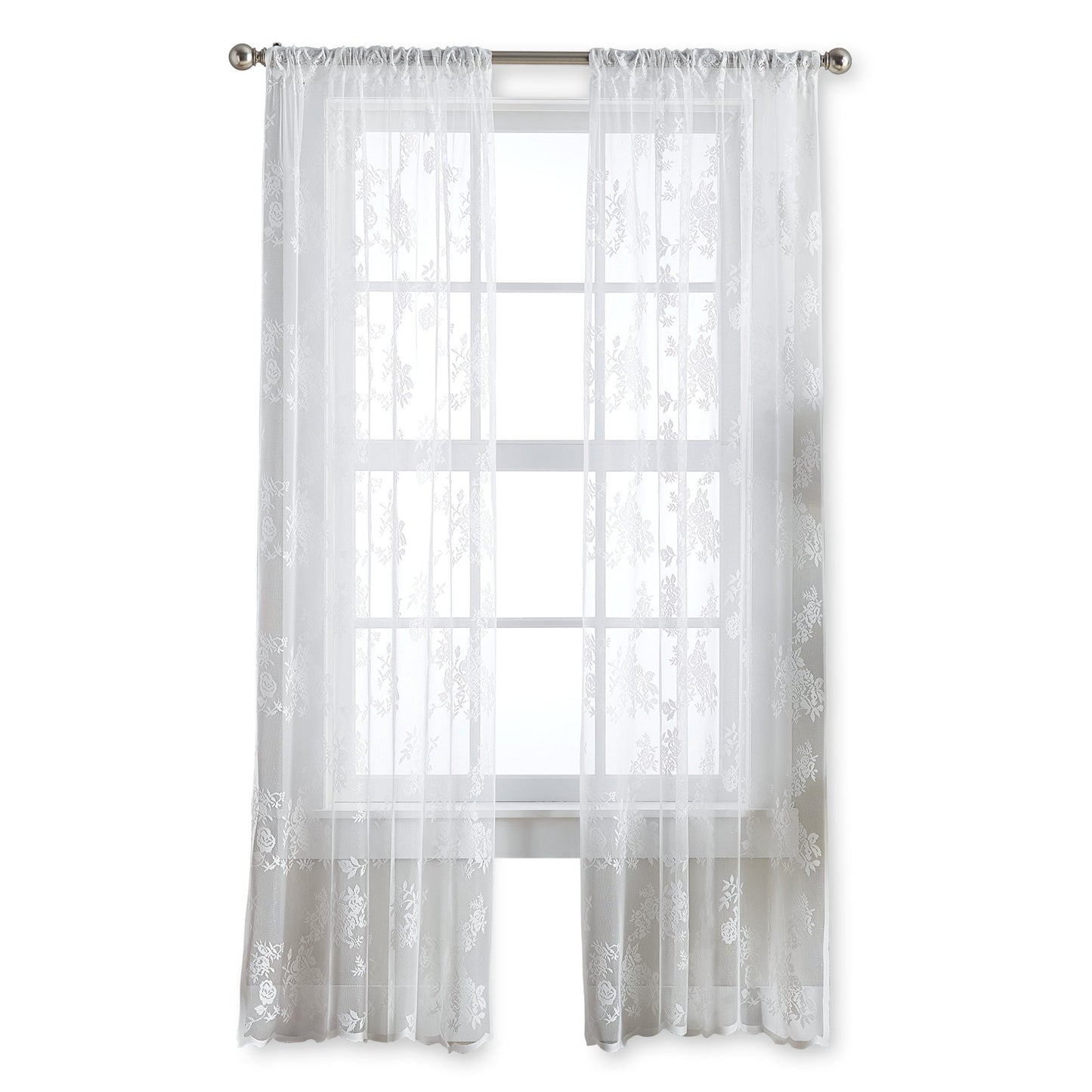 Vorhangarbeiten Sibella Lace Vorhang Panel Paar