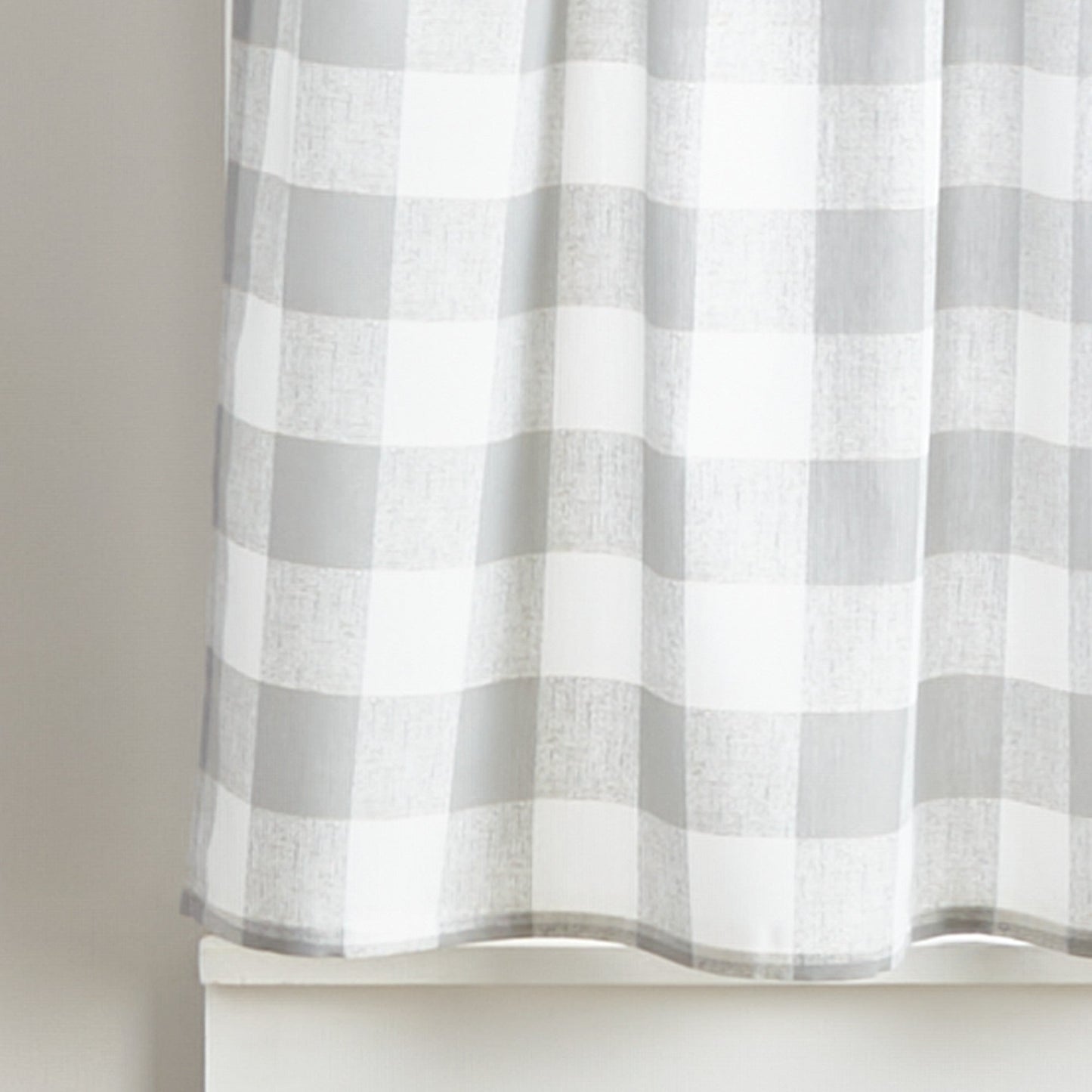 Curtainworks Buffalo Check Valance & Tier 3pc Set
