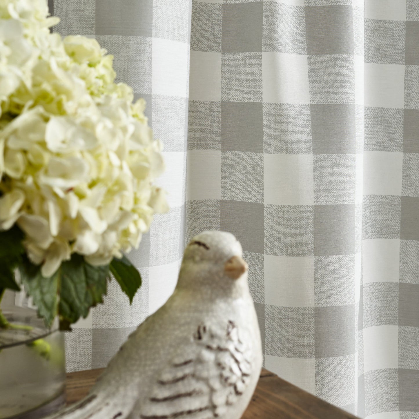 Curtainworks Buffalo Check Valance & Tier 3pc Set