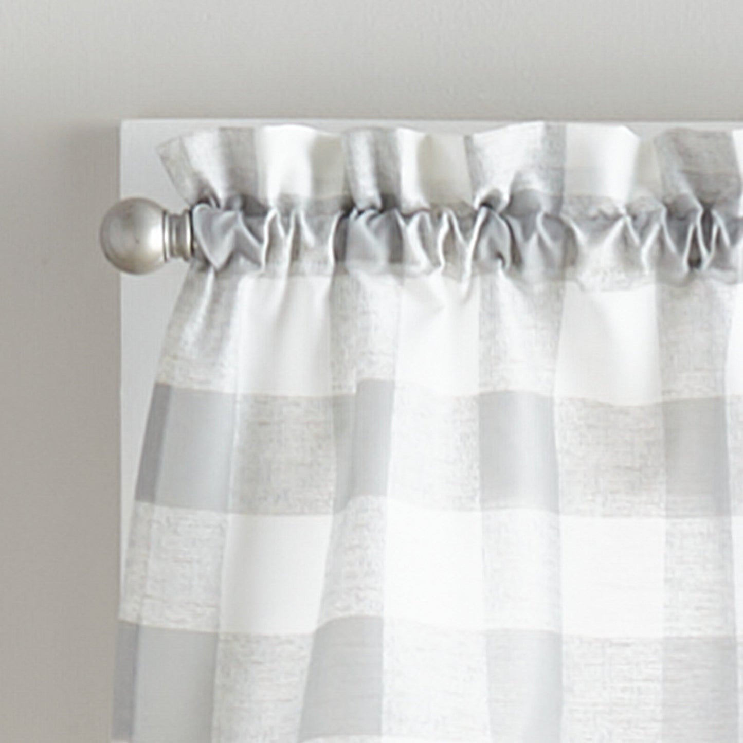 Curtainworks Buffalo Check Valance & Tier 3pc Set