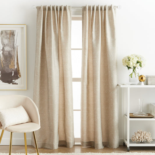 Martha Stewart Fresco Curtain Panel Paar