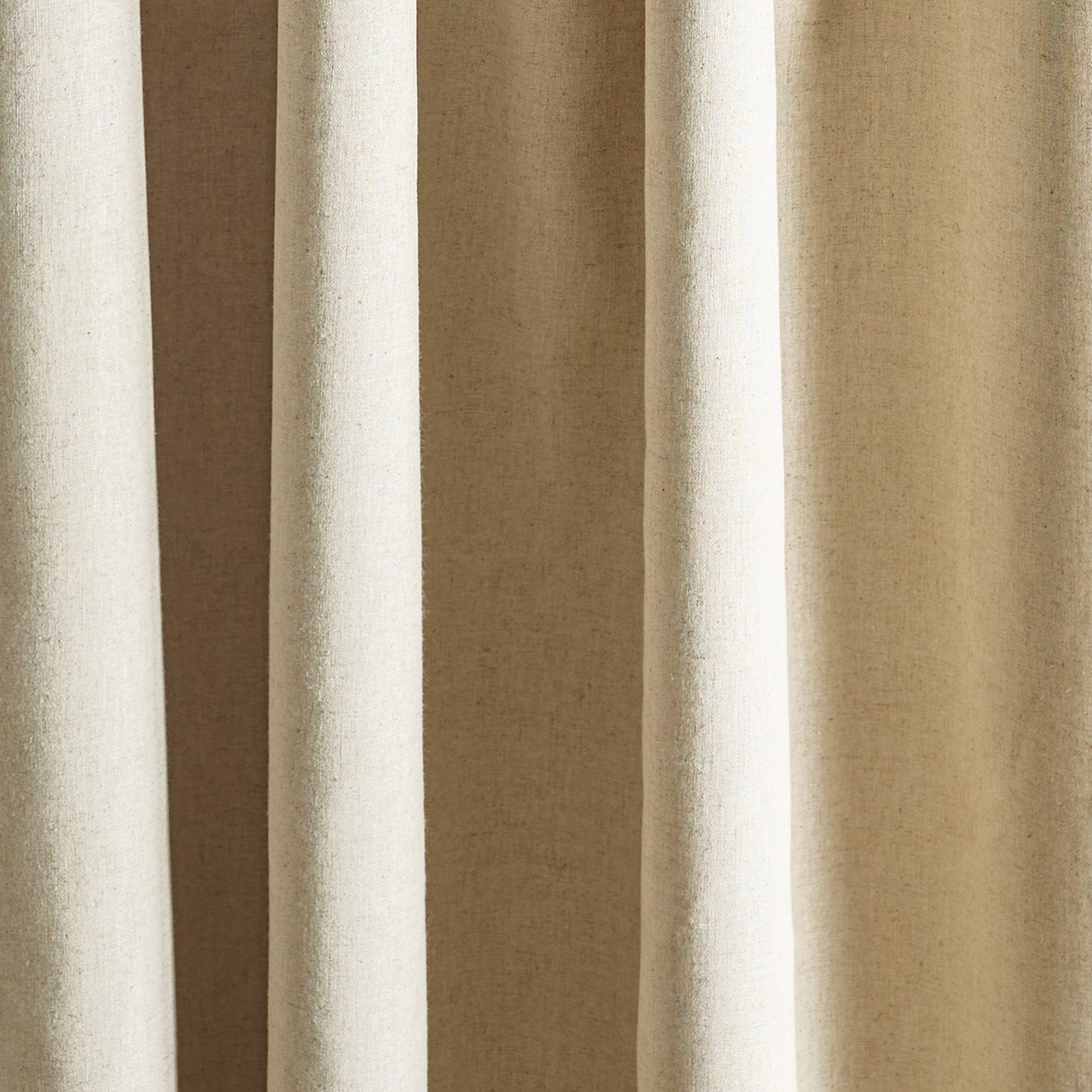Martha Stewart Lido Linen Blackout Curtain Panel Paar