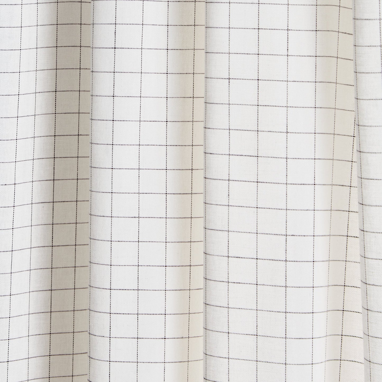 Martha Stewart Plaid Tie Top Curtain Panel Paare