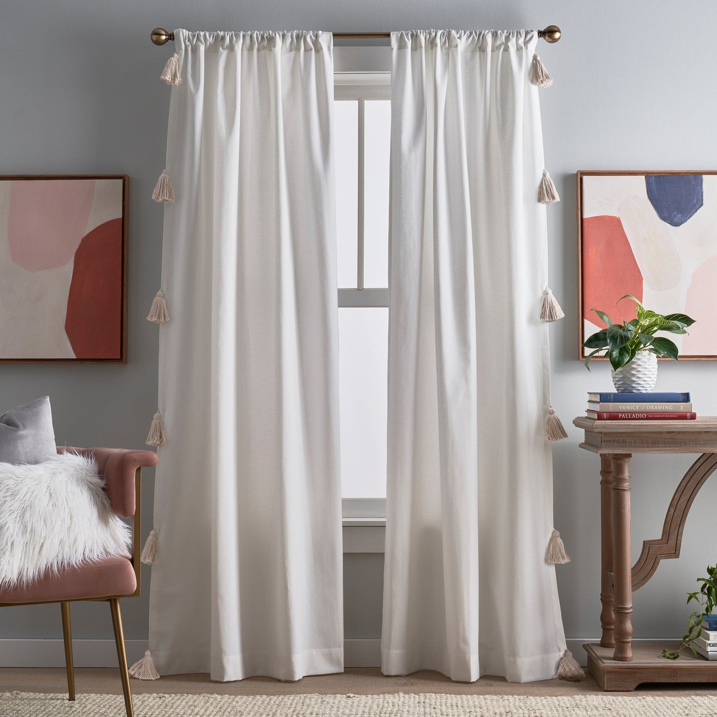 Peri Home Chunky Tassel Vorhang-Paar