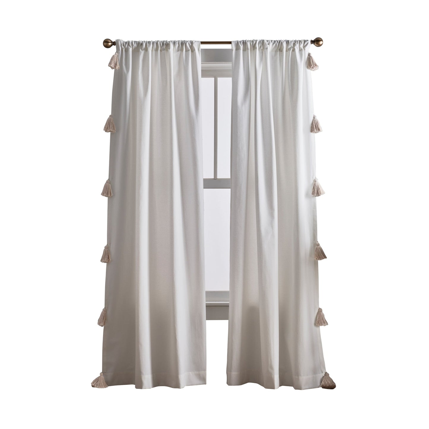 Peri Home Chunky Tassel Vorhang-Paar