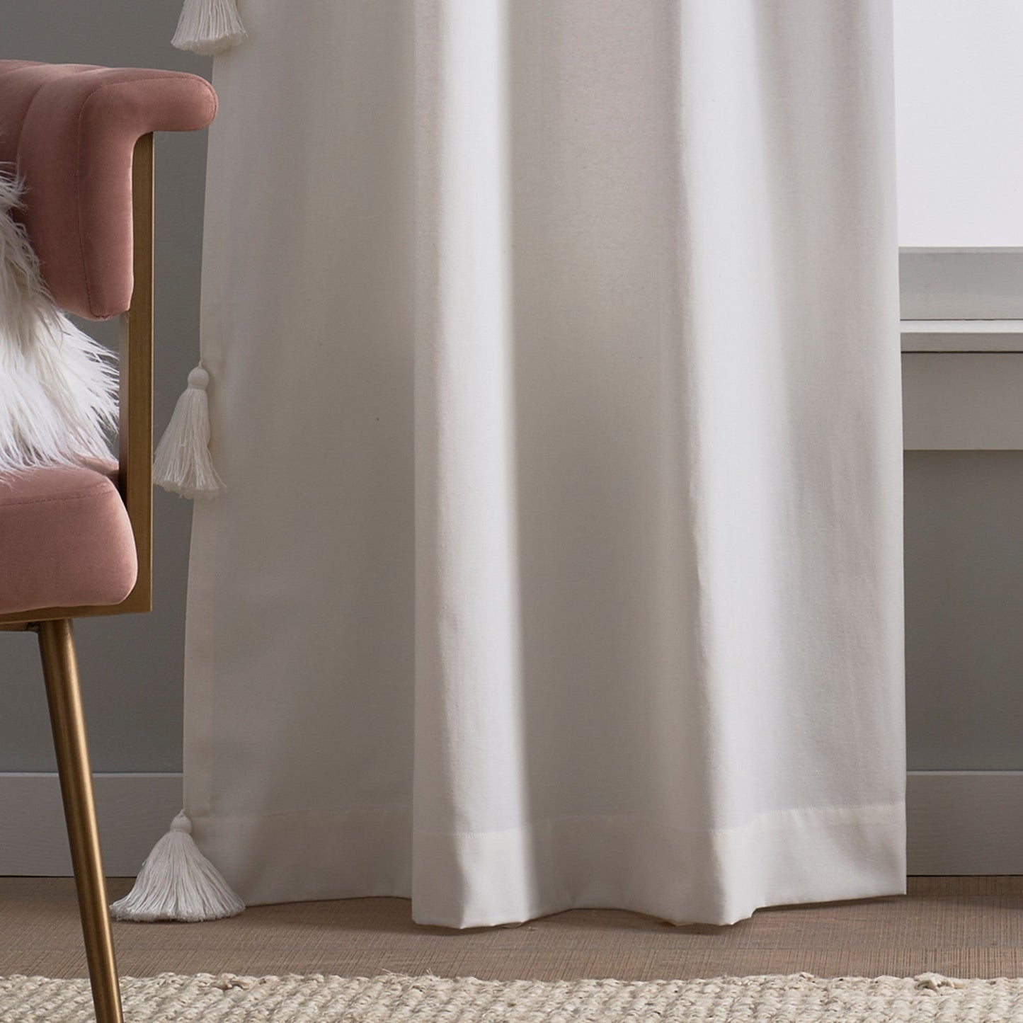 Peri Home Chunky Tassel Vorhang-Paar