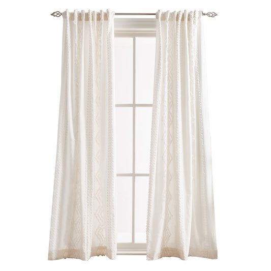 Peri Home Cut Geo Curtain Panel Paar