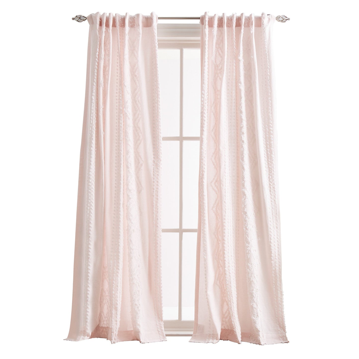 Peri Home Cut Geo Curtain Panel Paar