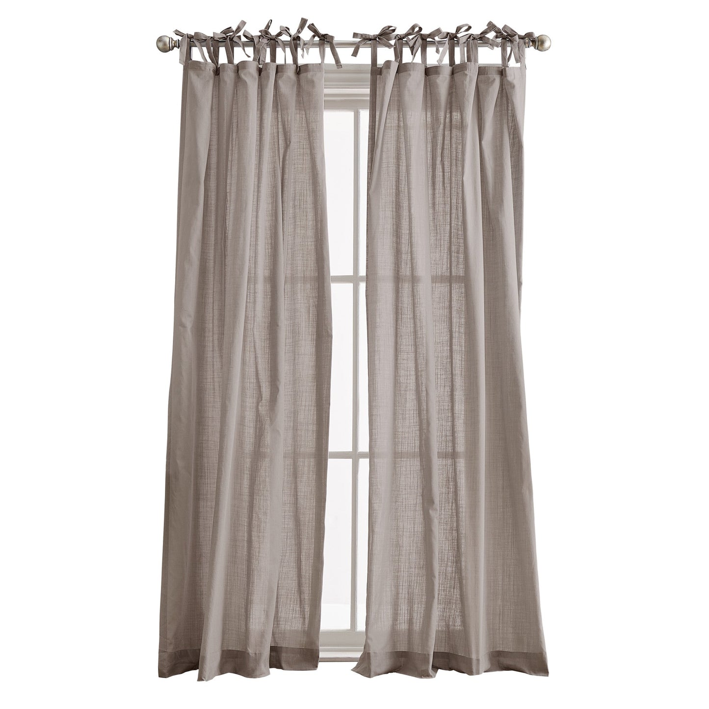 Peri Home 100% Baumwolle Sheer Curtain Panel Paar