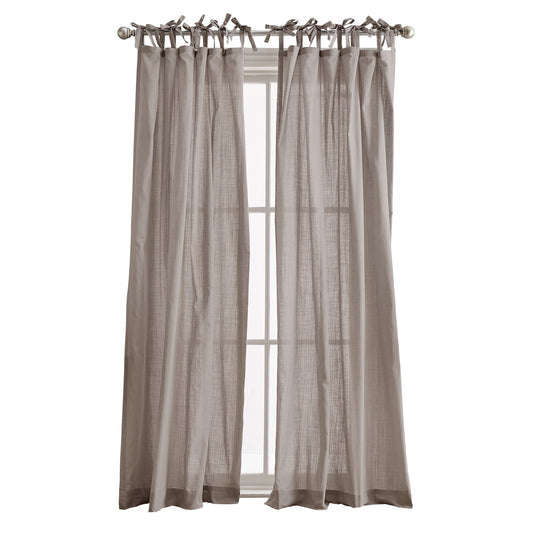 Peri Home 100% Baumwolle Sheer Curtain Panel Paar