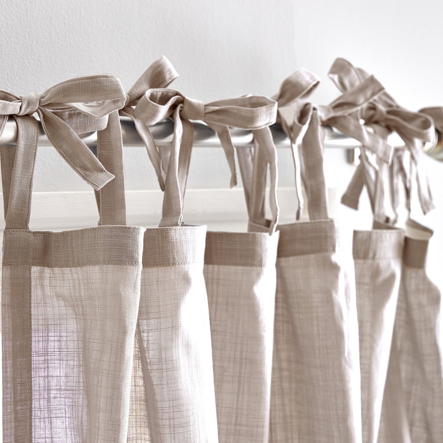 Peri Home 100% Baumwolle Sheer Curtain Panel Paar
