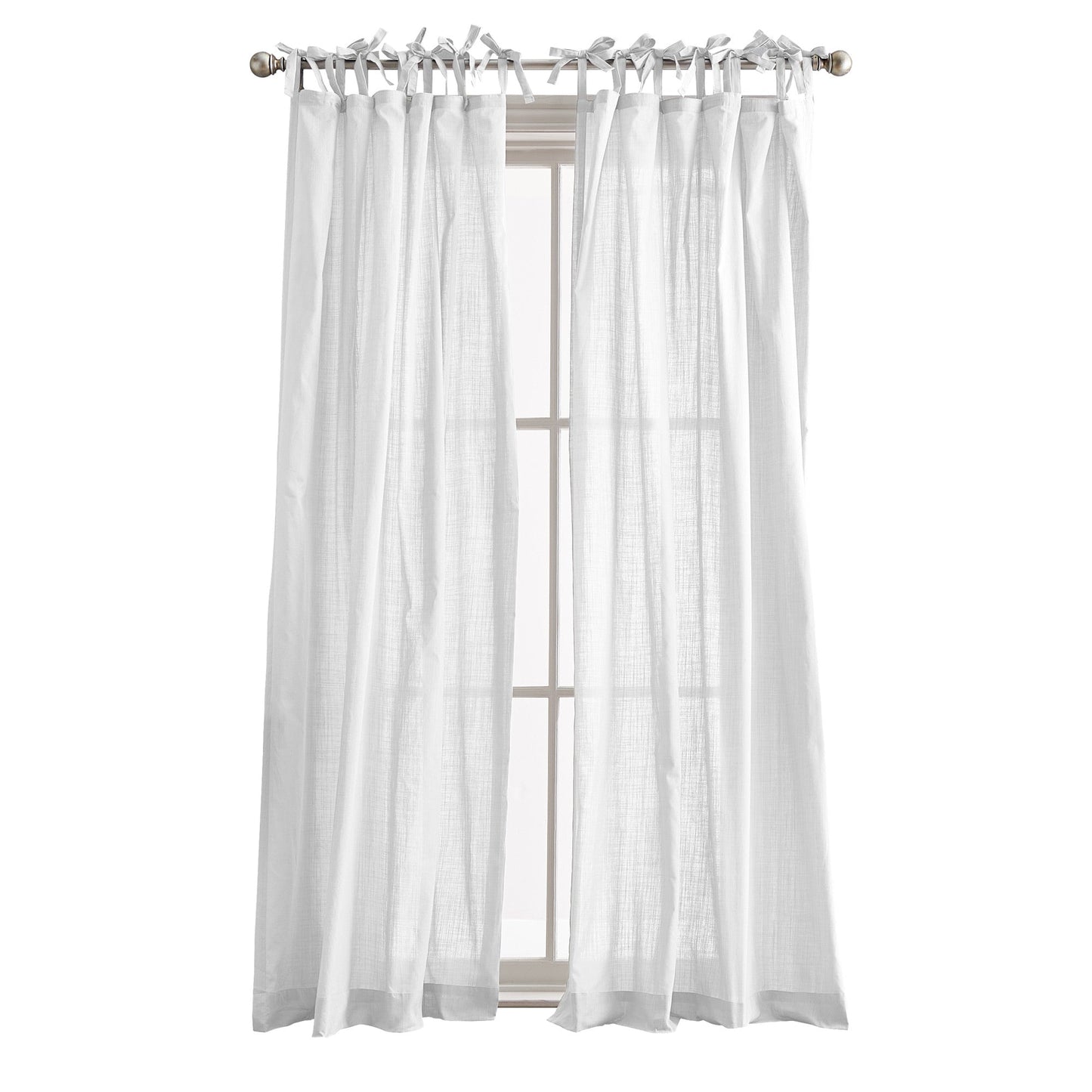 Peri Home 100% Baumwolle Sheer Curtain Panel Paar