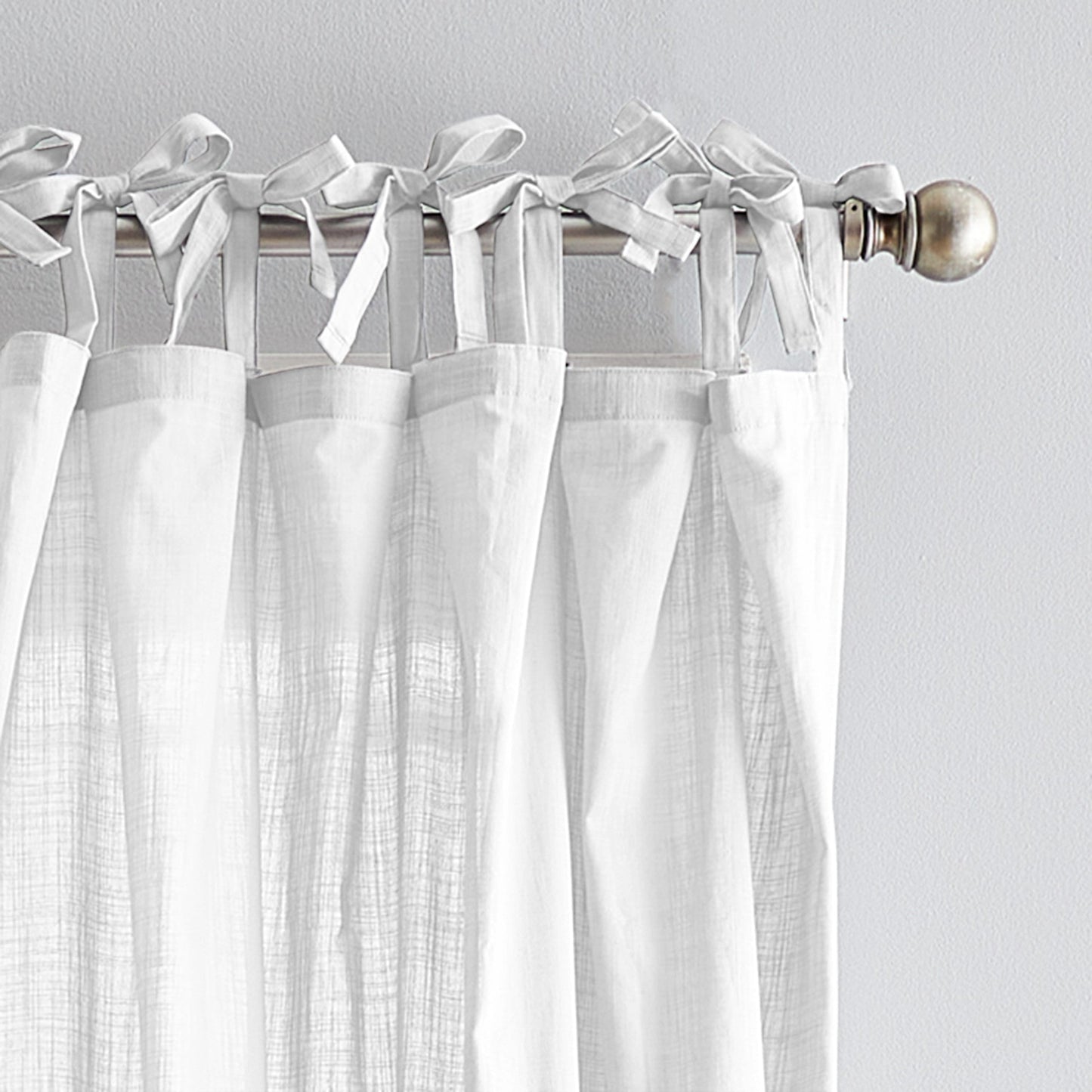 Peri Home 100% Baumwolle Sheer Curtain Panel Paar
