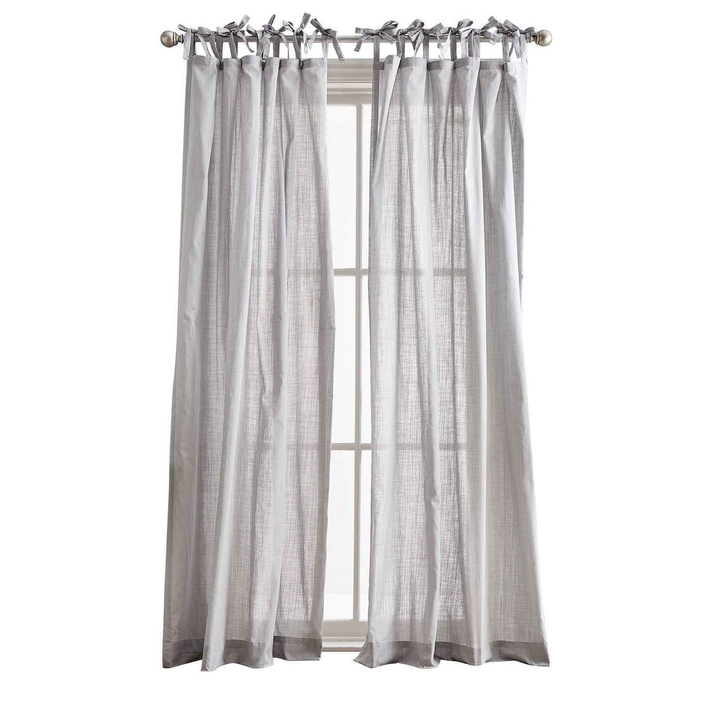 Peri Home 100% Baumwolle Sheer Curtain Panel Paar