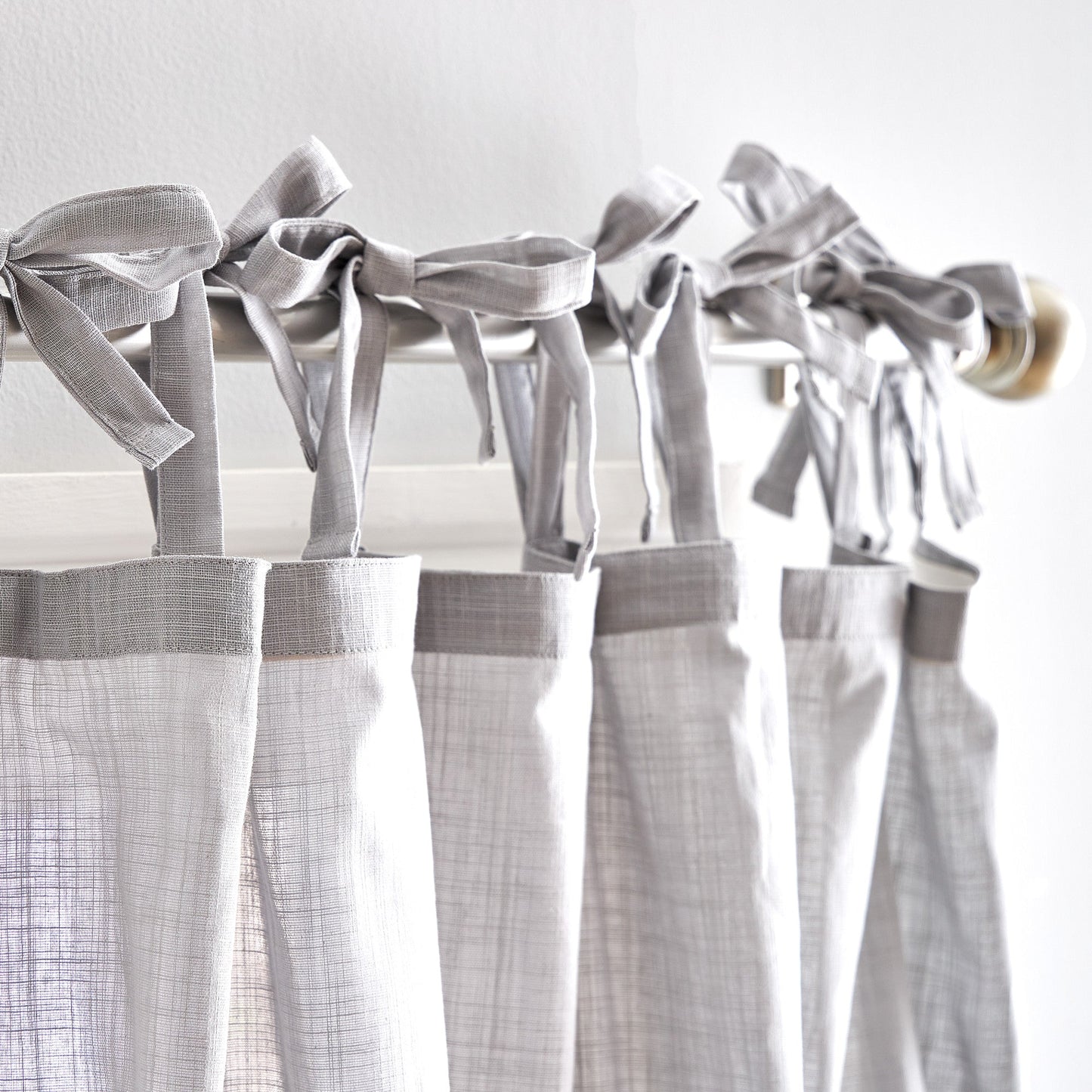 Peri Home 100% Baumwolle Sheer Curtain Panel Paar