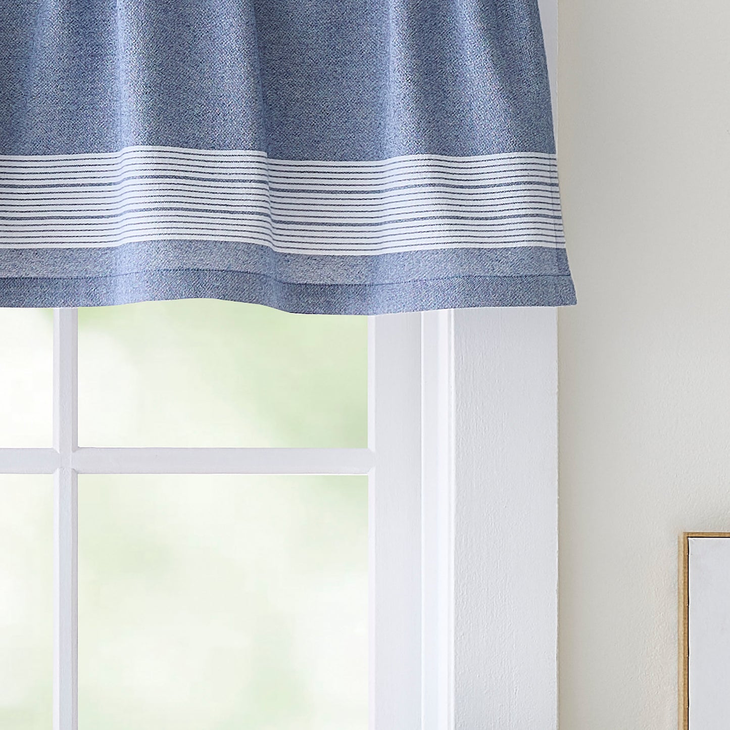 Vorhangarbeiten Denim Yarn Valance