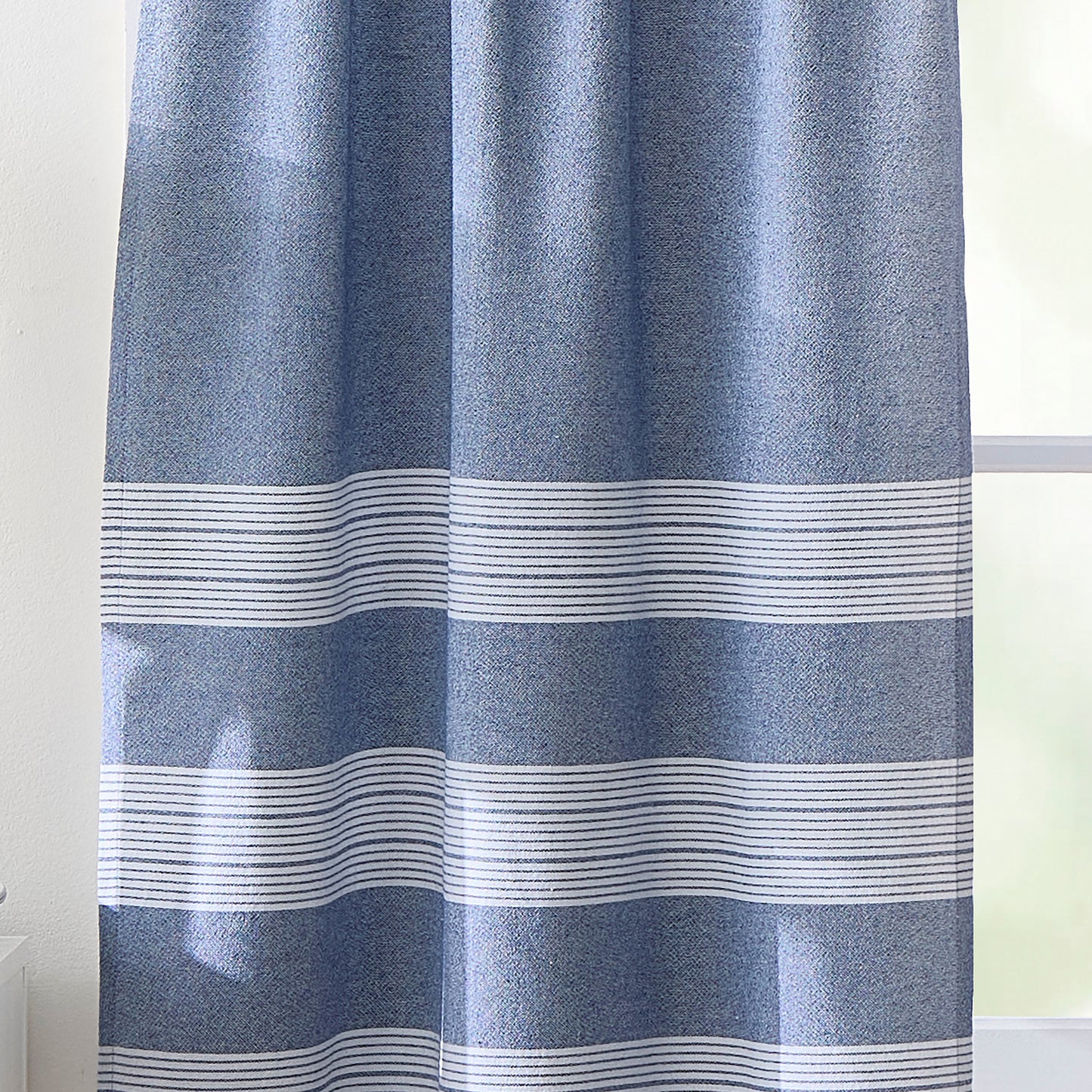 Vorhangarbeiten Denim Yarn Valance