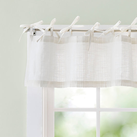 Vorhangwerk Tie Tab Woven Stripe Valance