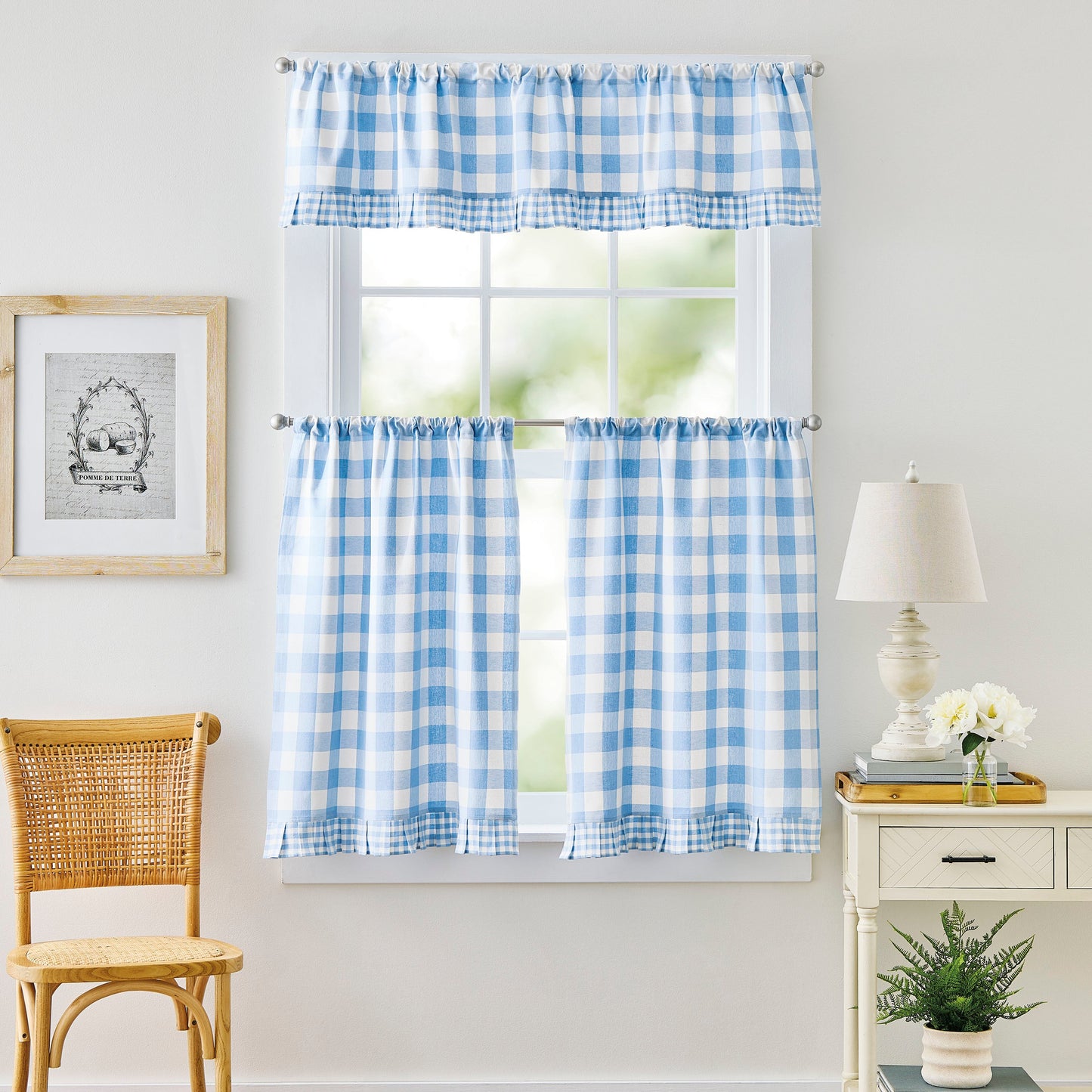 Vorhangarbeiten Buffalo Plaid Valance
