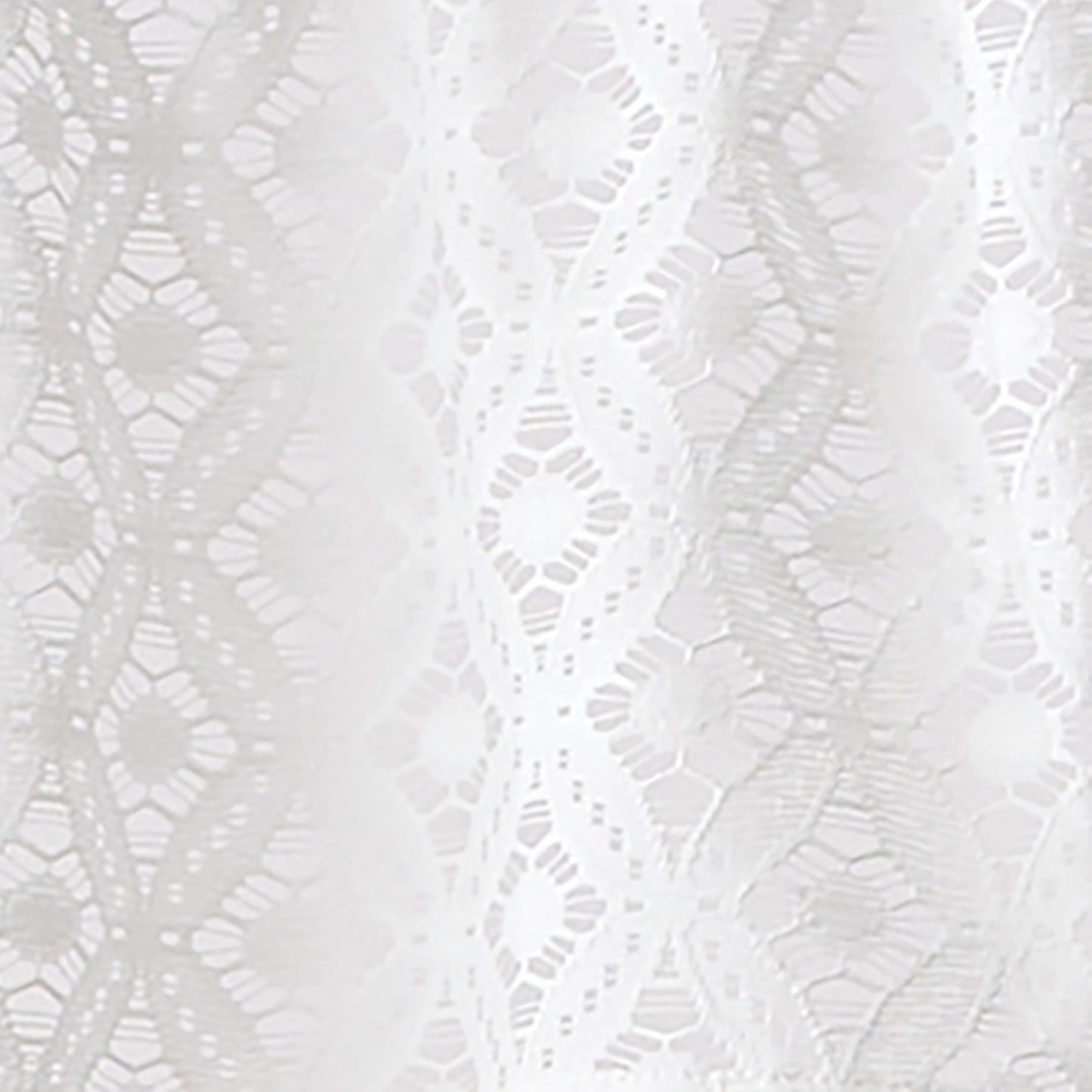 Martha Stewart Canterbury Lace Valance und Tiers 3-teiliges Set