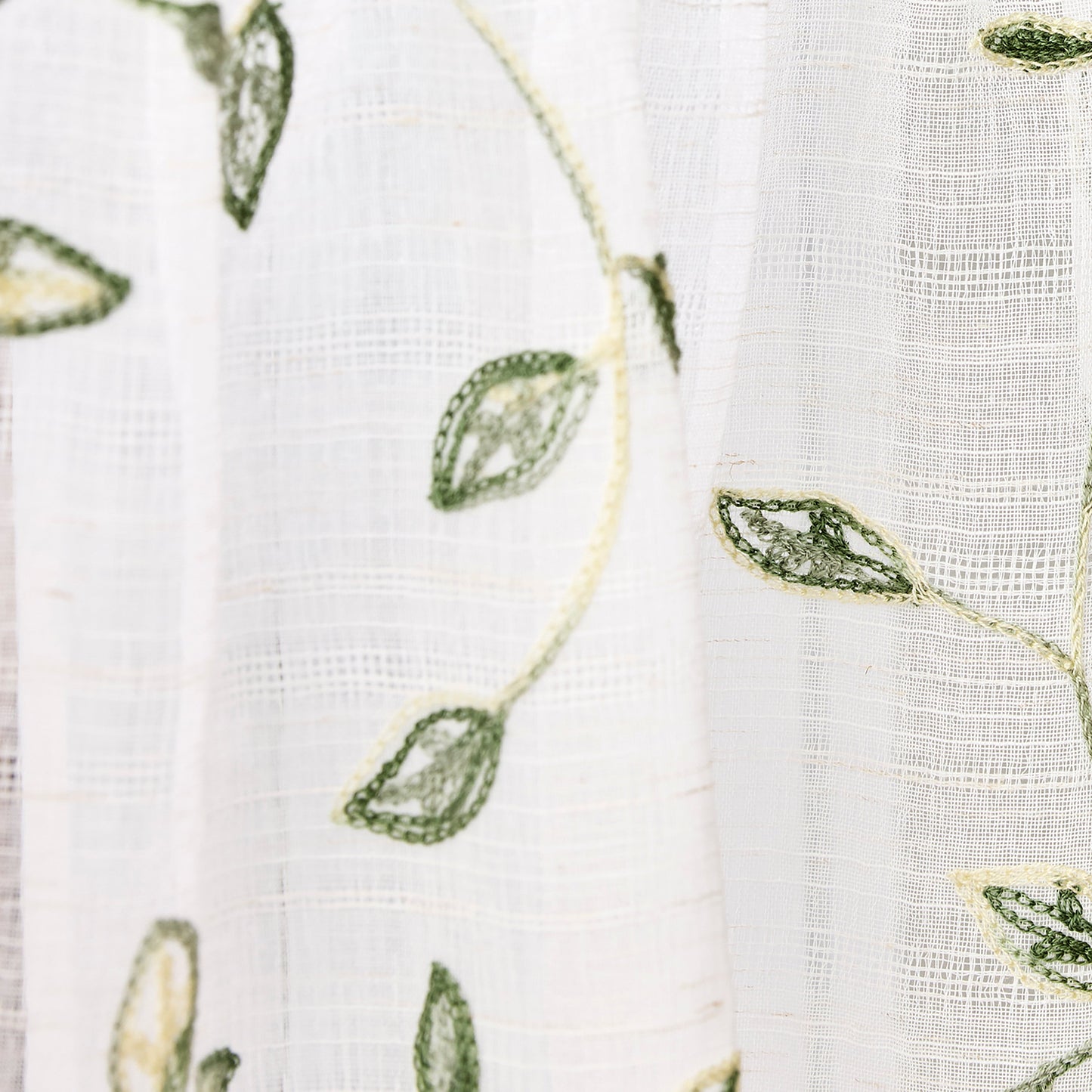 Martha Stewart Durham Stickerei Valance und Tiers 3-Piece Set