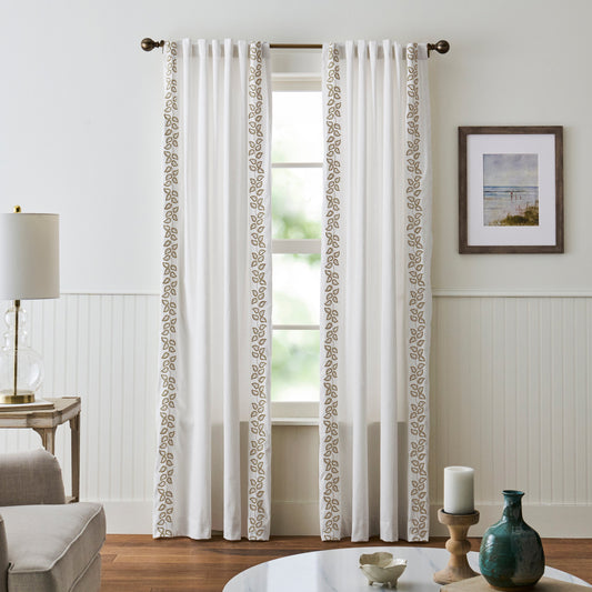 Martha Stewart Plume Vorhang-Panel