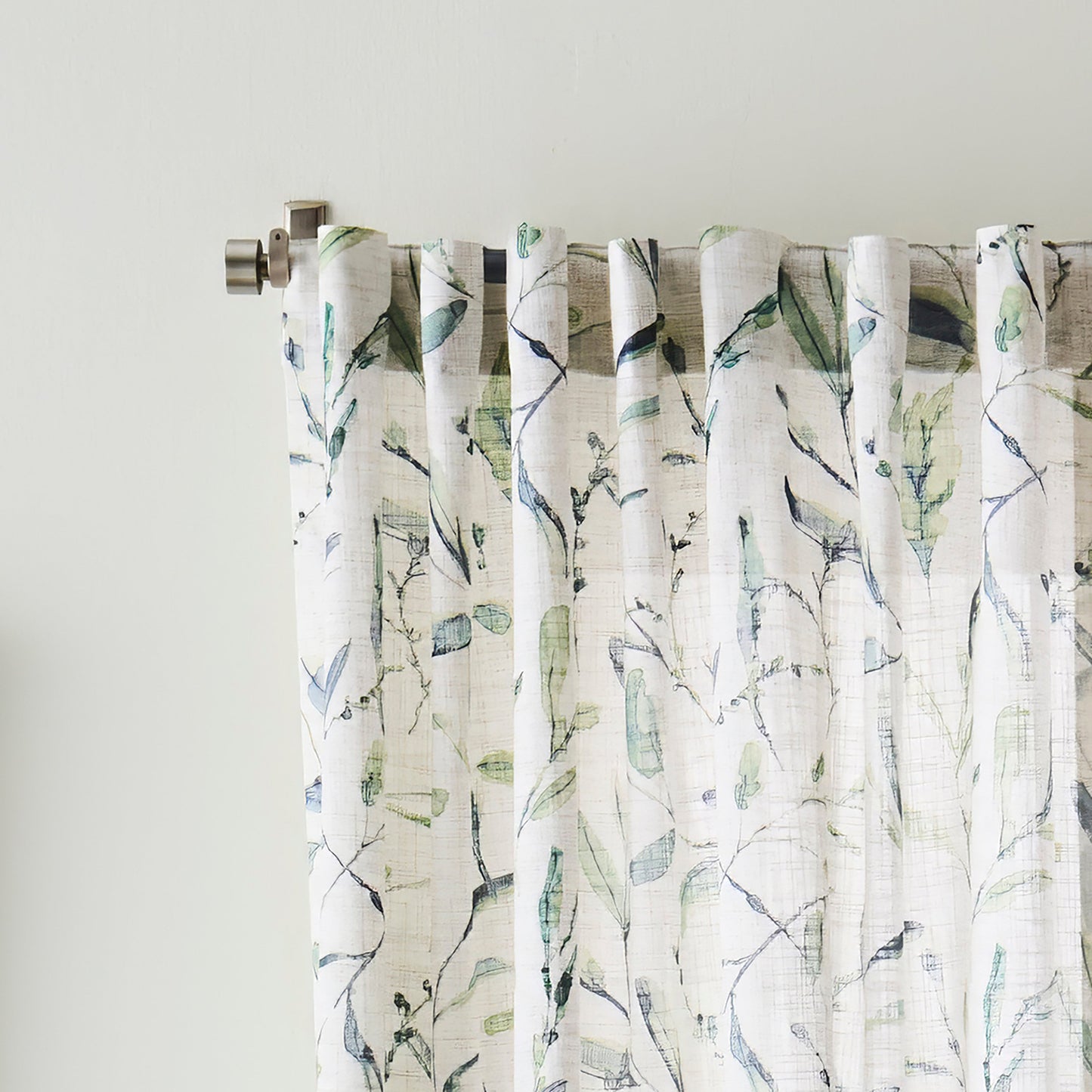 Martha Stewart Vernon Curtain Panel Paar