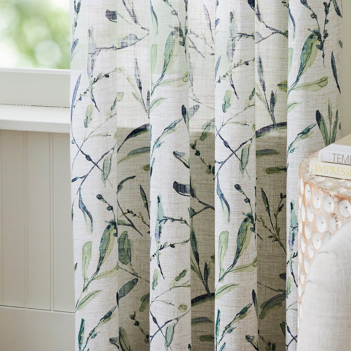 Martha Stewart Vernon Curtain Panel Paar