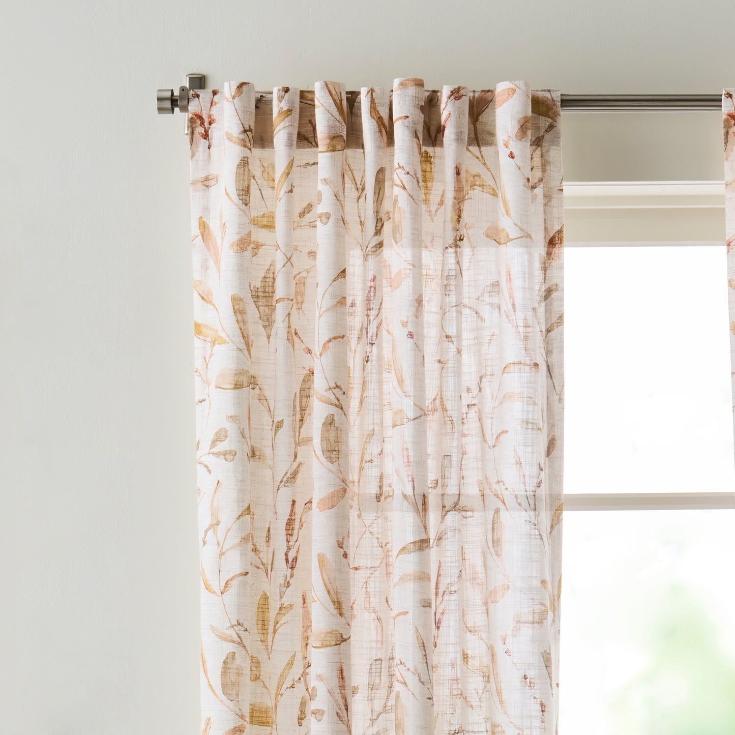 Martha Stewart Vernon Curtain Panel Paar