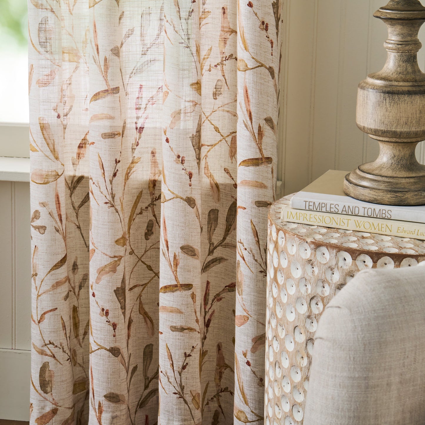 Martha Stewart Vernon Curtain Panel Paar