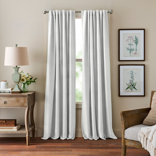 Martha Stewart Bethune Curtain Panel Paar