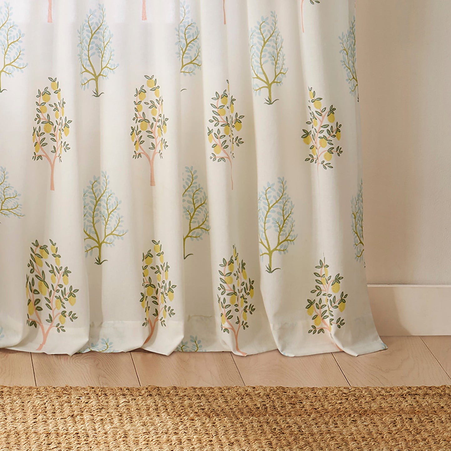 Peri Home Trees Vorhang Panel Paar und Tote Bag Set