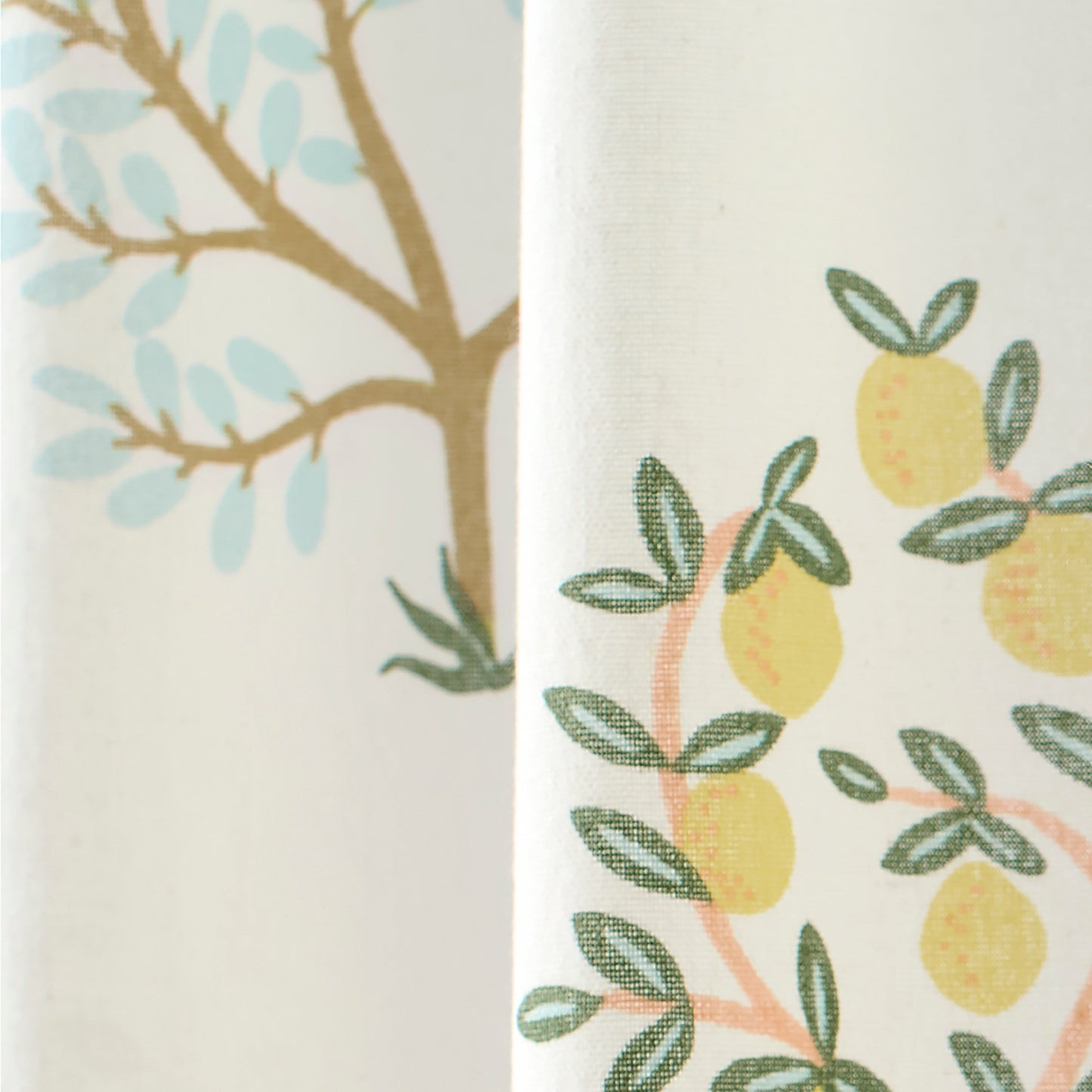 Peri Home Trees Vorhang Panel Paar und Tote Bag Set