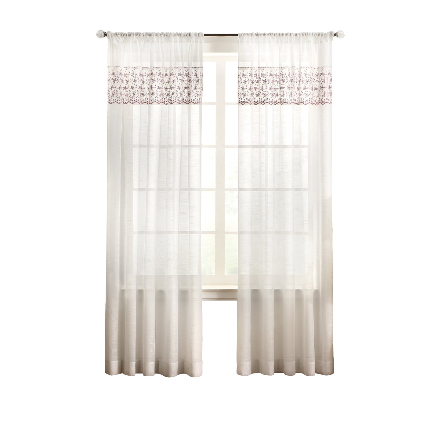 Martha Stewart Fairford Curtain Panel Paar