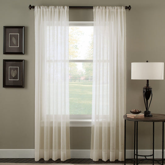 Vorhangwerke Trinity Crinkle Voile Fenstervorhang