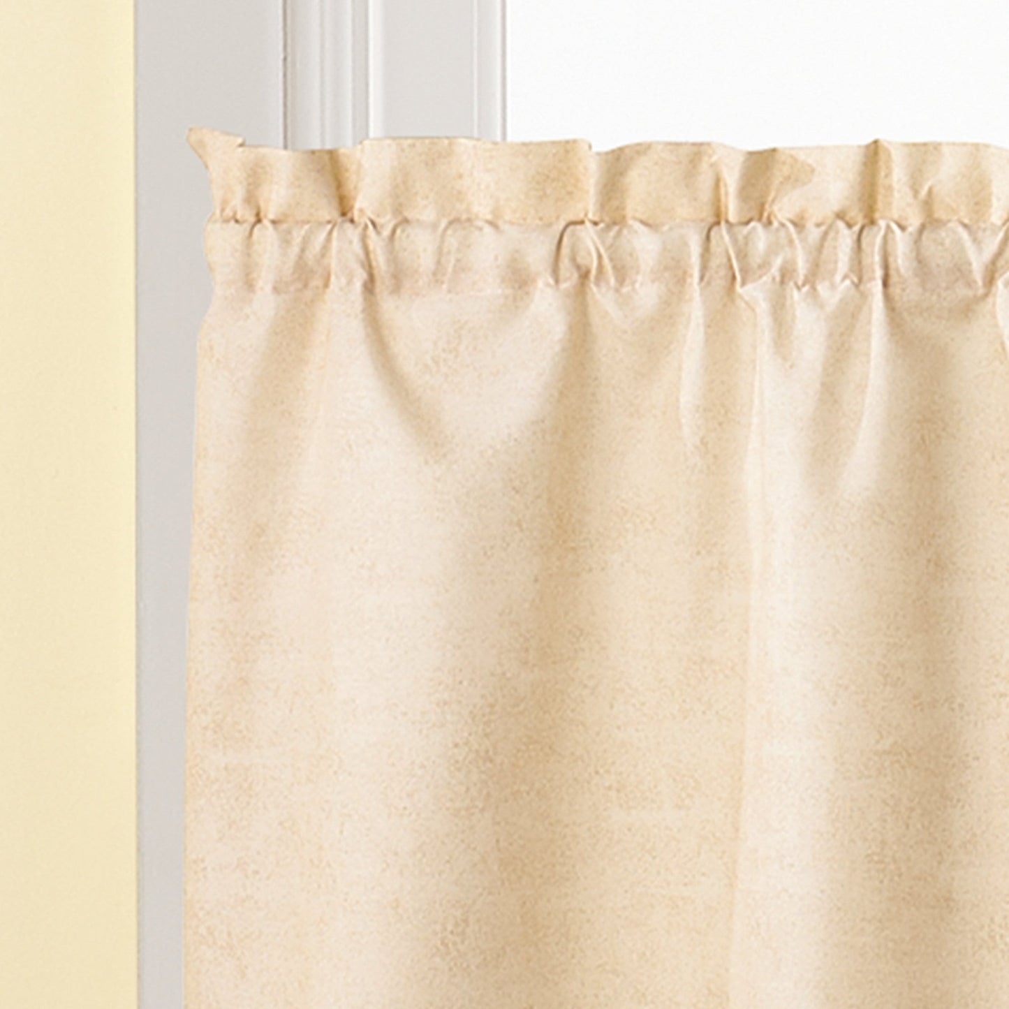 Curtainworks Cafe au Lait Valance & Tier 3pc Set
