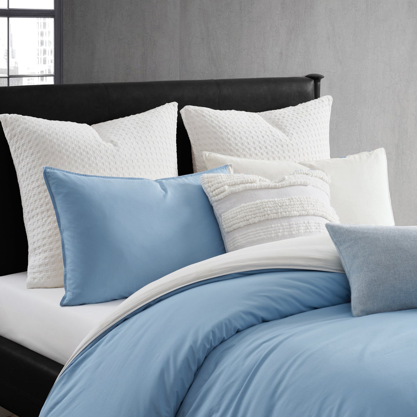 DKNY Reversible Vintage Washed Cotton Comforter Set
