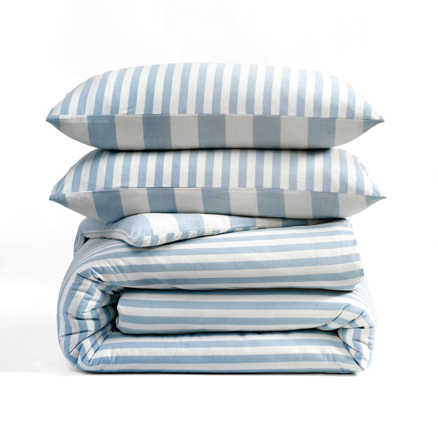 DKNY Reversible Strip Vintage Washed Cotton Comforter Set