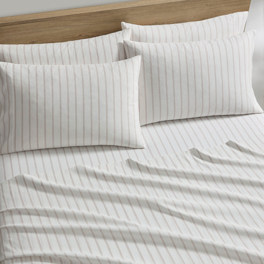 DKNY Heather-Hue Doppelstreifen 6-teiliges Sheet Set