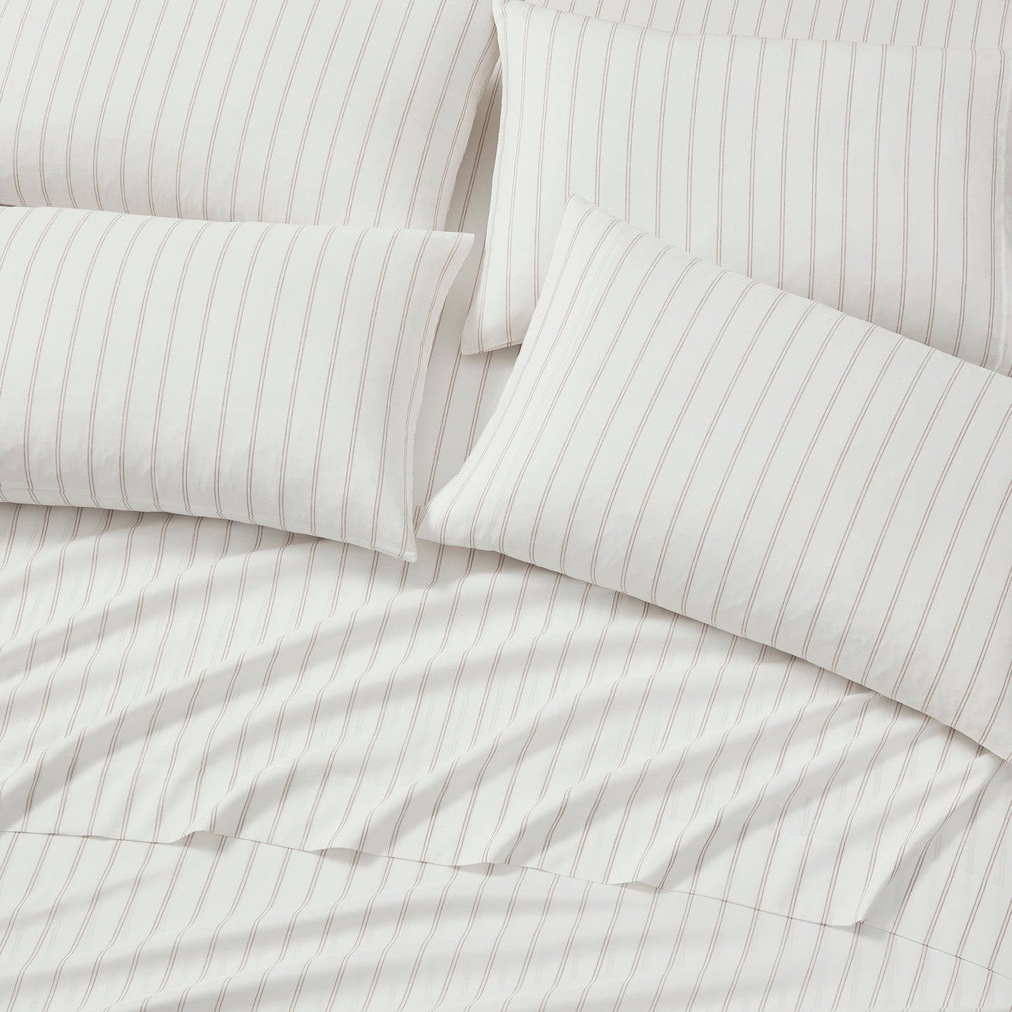 DKNY Heather-Hue Doppelstreifen 6-teiliges Sheet Set