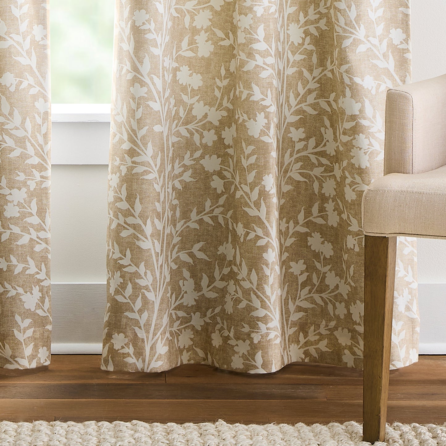 Martha Stewart Amelia Blackout Curtain, Set von 2 Panels