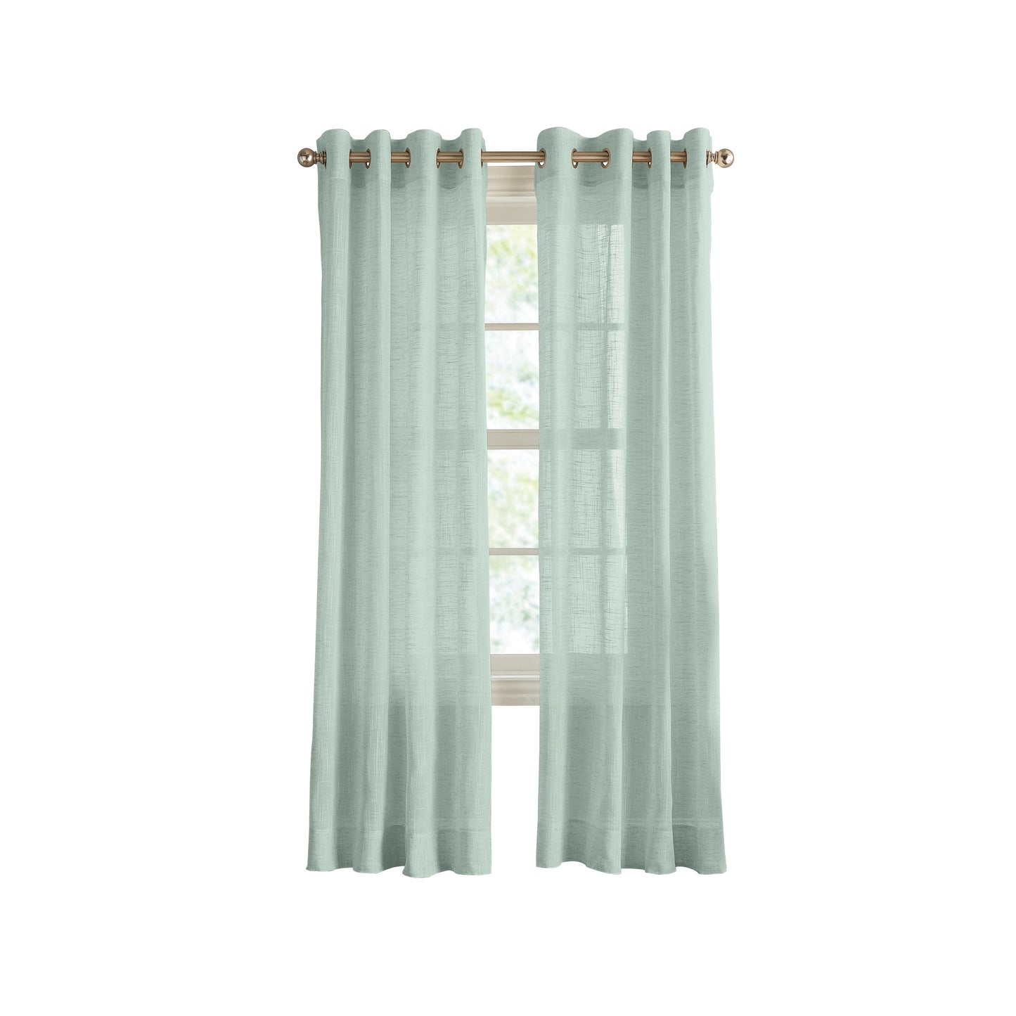 DKNY Classic Leinen Grommet Vorhänge