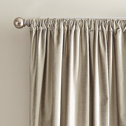 DKNY Moderne Knotted Velvet Room Verdunkelung Fenstervorhang (Set von 2)