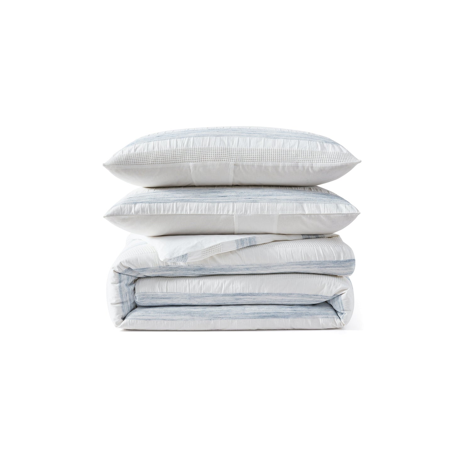 DKNY Waffelstreifen Jacquard-Duvet-Set