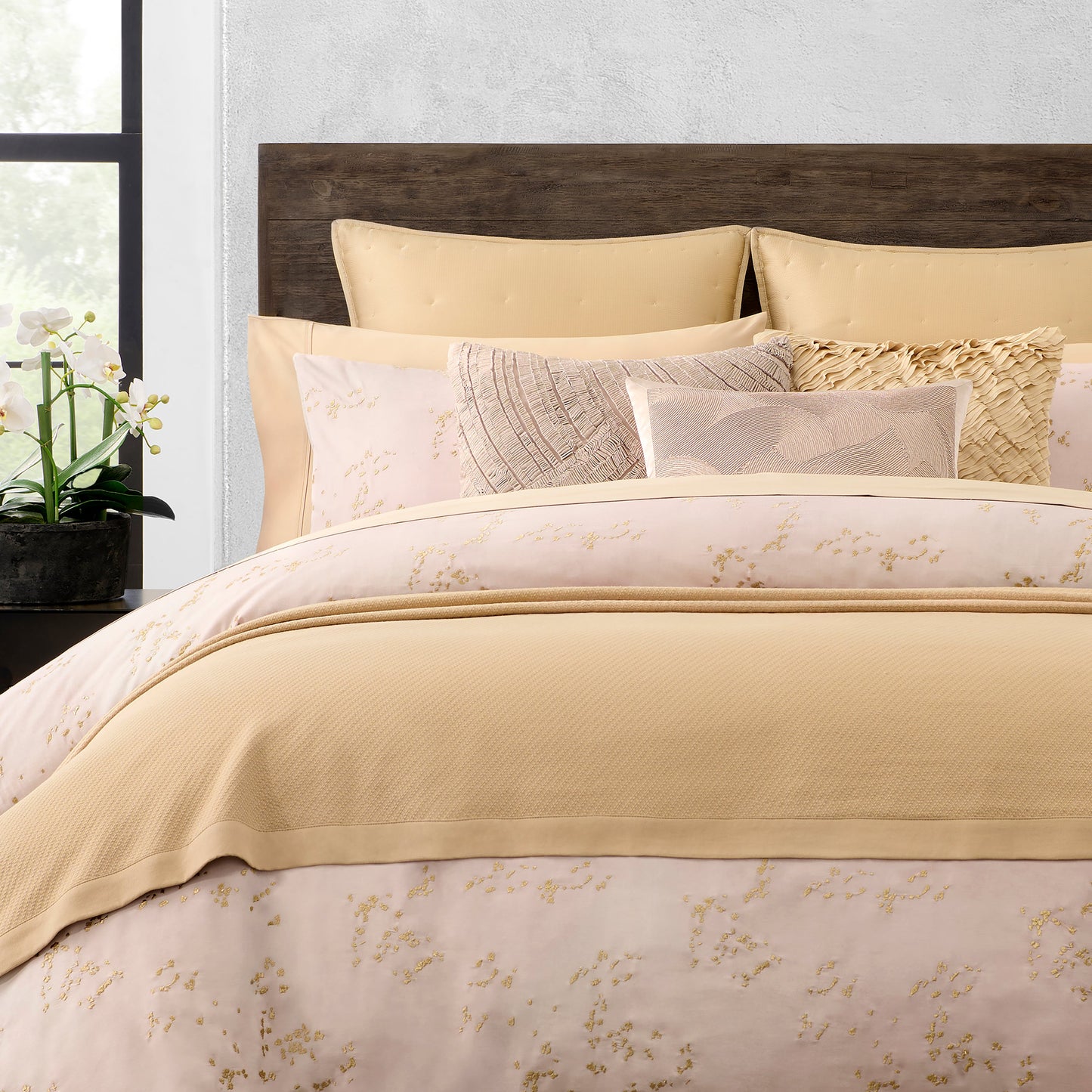 Donna Karan Home Cord Swirl Dekoratives Kissen, 14' x 20'
