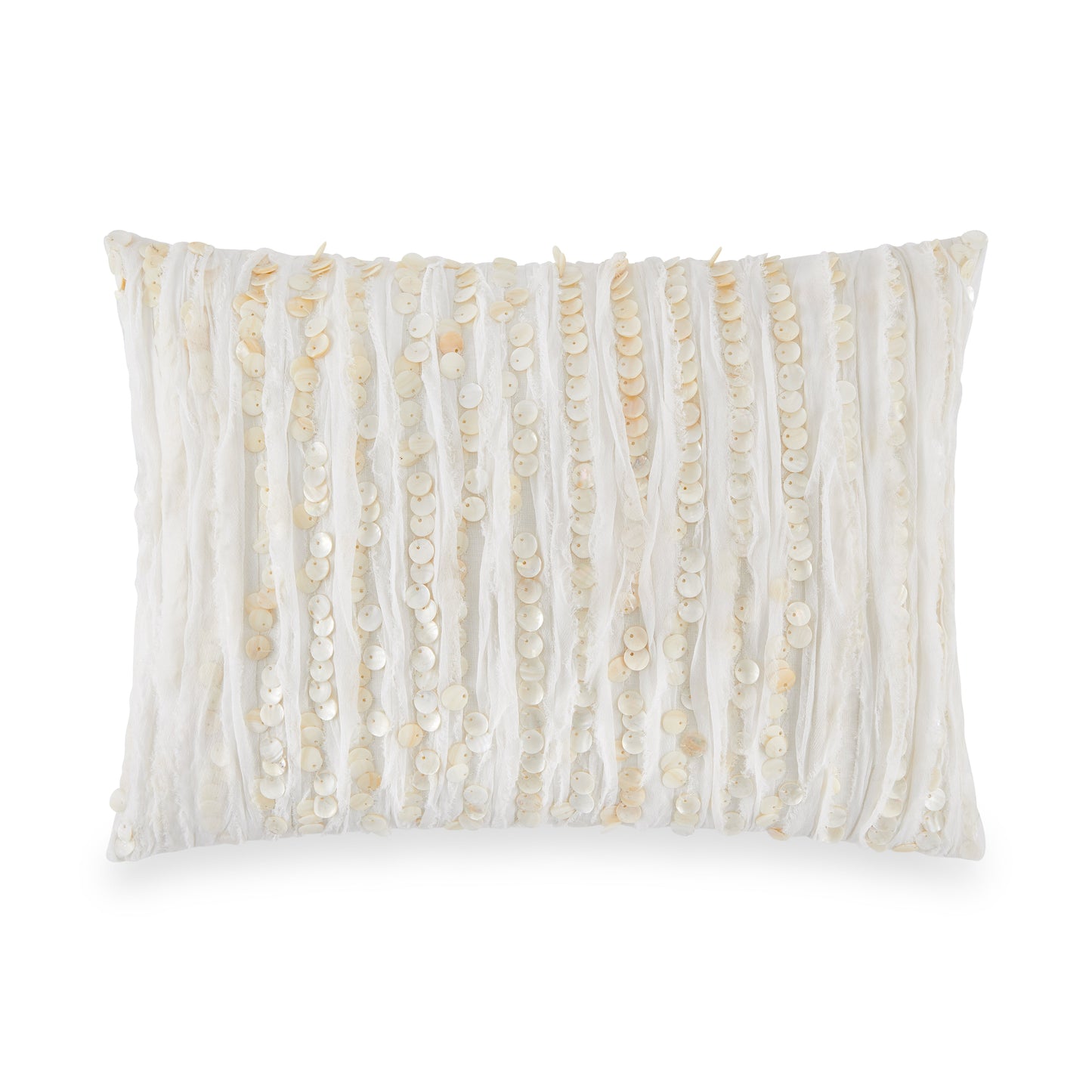 Donna Karan Home Flutter Dekoratives Kissen, 14' x 20'
