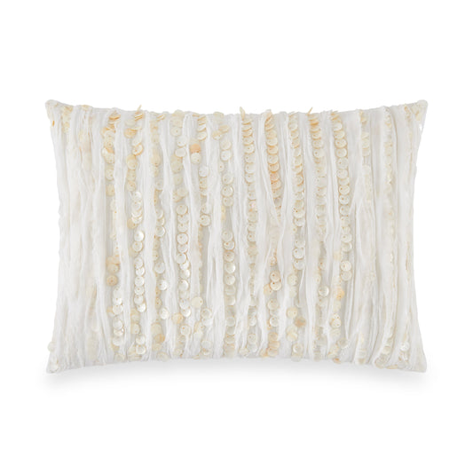 Donna Karan Home Flutter Dekoratives Kissen, 14' x 20'