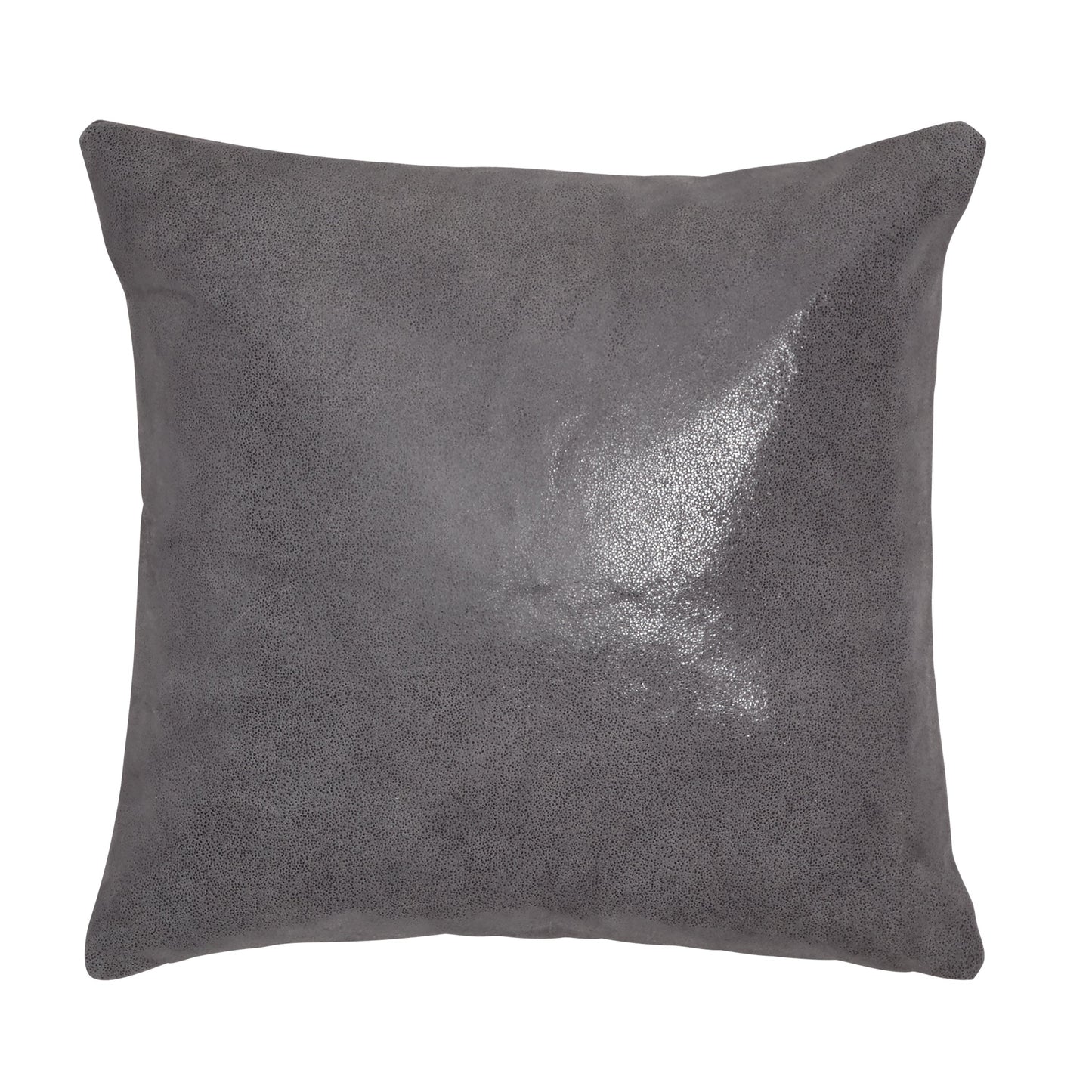 Donna Karan Moonscape glasiertes Lederdekorations-Kissen