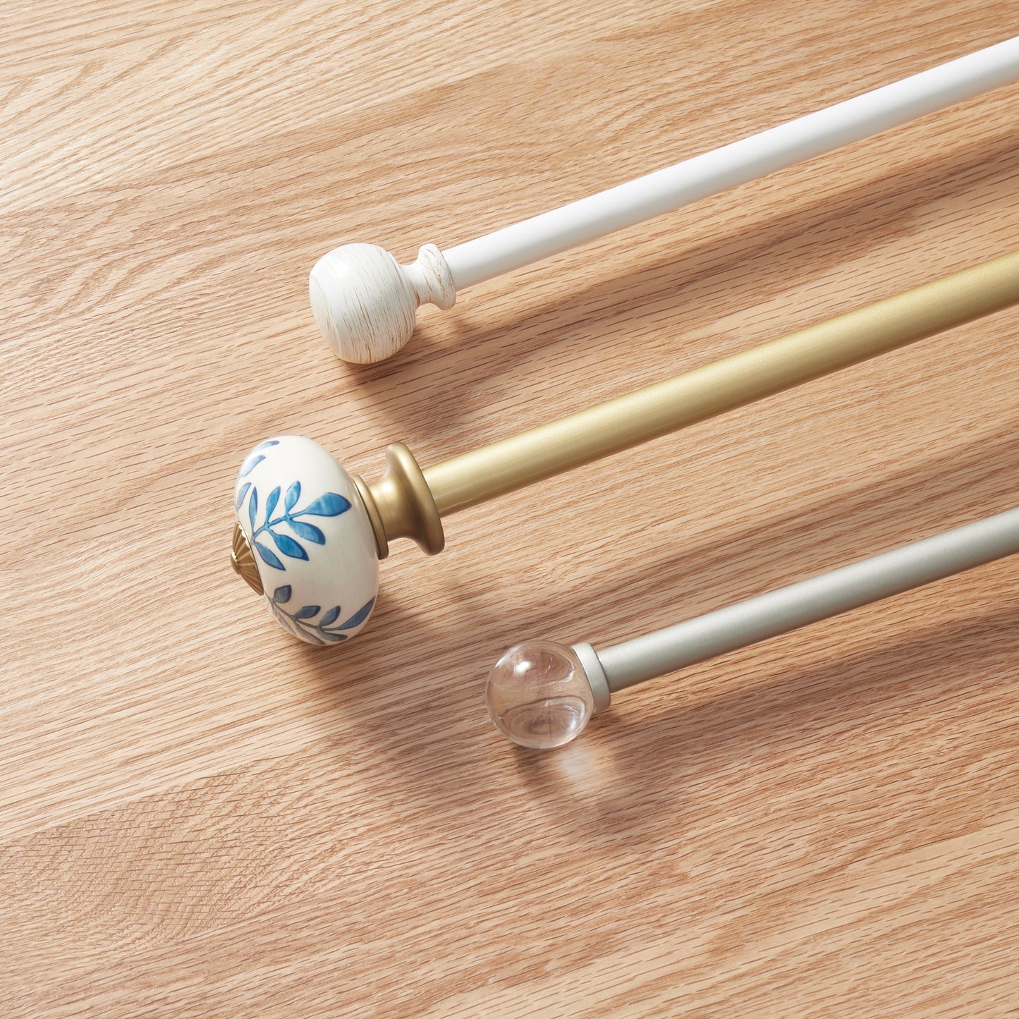 Martha Stewart Roseland Rod und Finial Set